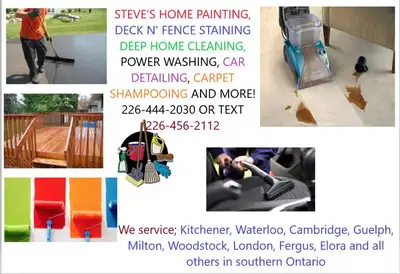 Steve's home services ( Kitchener, Waterloo, Cambridge, Guelph, Milton, Burlington, Oakville, London...