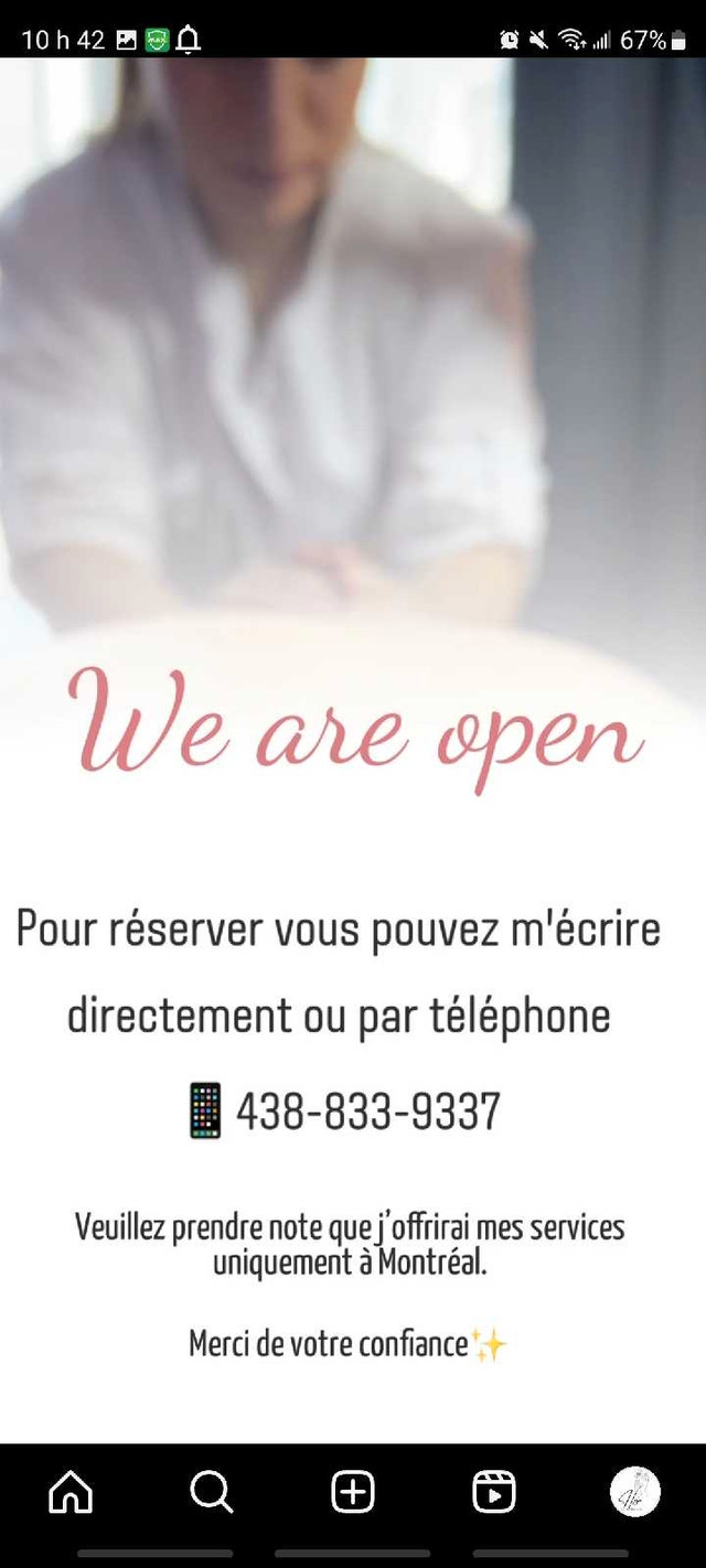 Massothérapie, épilation, facial, soins du dos  dans Services de Massages  à Ville de Montréal - Image 2