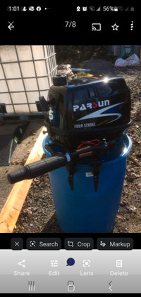 Mint cond. 2018 Parsun 5hp 4-stroke outboard - $1000 !!