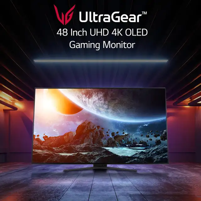 Moniteur de jeu OLED Ultragear UHD de 48 pouces in Monitors in Granby - Image 2