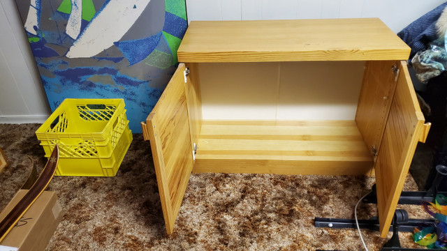 Ikea sideboard cupboard. 99$ in Hutches & Display Cabinets in Calgary - Image 2