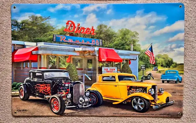 Route 66 Metal Signs  in Arts & Collectibles in Edmonton - Image 5