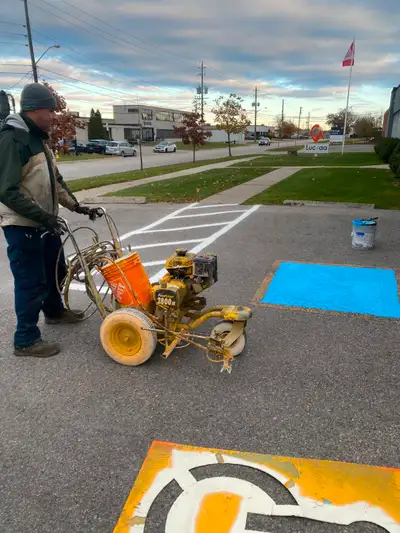 -Asphalt repair -Pothole repair -Sealing -Crack Routing -Crack Sealing -Line Marking -Line Re-Stripi...