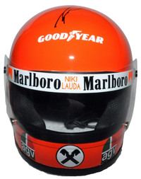 Niki Lauda signed Formula 1 F1 Ferrari Memorabilia
