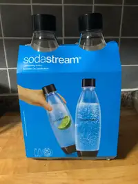 Sodastream 1L twin pack of bottles (brand new)