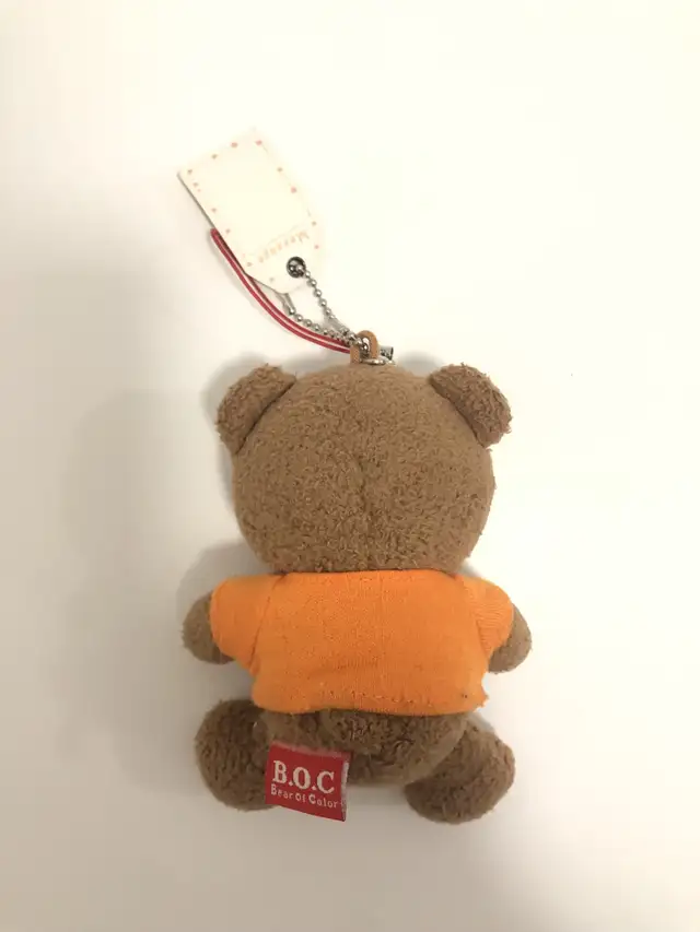 10cm bear of colour plush accessory orange t shirt Emily in Arts & Collectibles in City of Toronto - Image 3