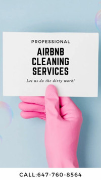 Airbnb cleaner available