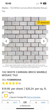 Marble Mosaic Tile sheets