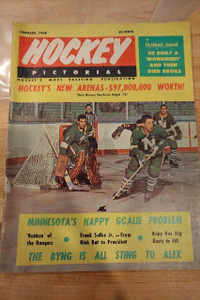 Vintage 'Hockey Pictorial' Magazine, January 1968