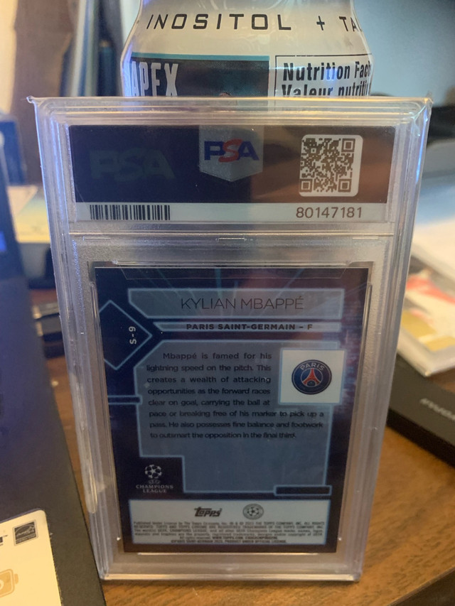 Graded 2022 Mbappe card  in Arts & Collectibles in Victoria - Image 2