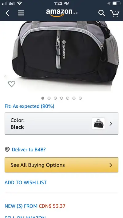 New travel bag, View more