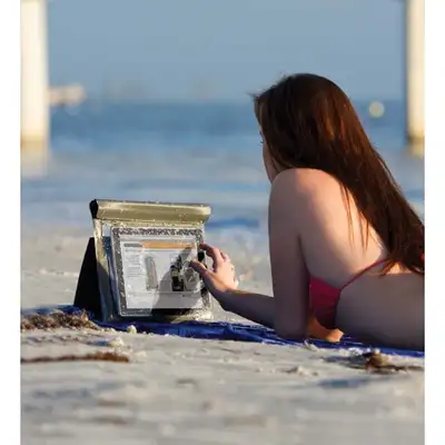 Travelon Waterproof Rain / Beach Tablet Portfolio- Ipad 2, 3, 4, View more