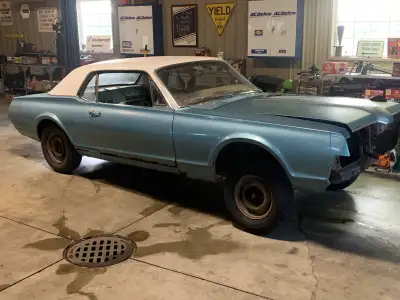 If anyone would be looking for cougar to restore or make a drag car, this would be a good candidate...