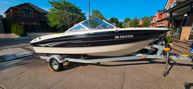 Beautiful 2008 Bayliner185 3L Mercr I/O boat trailer many goodie in Powerboats & Motorboats in Mississauga / Peel Region - Image 3