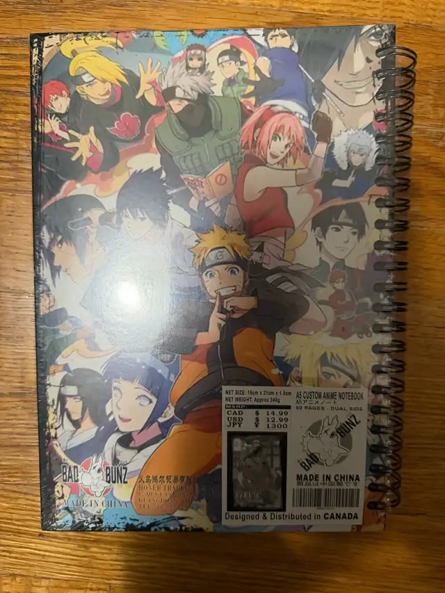 Naruto Shippuden A5 Notebook (SEALED) in Other in City of Toronto - Image 3