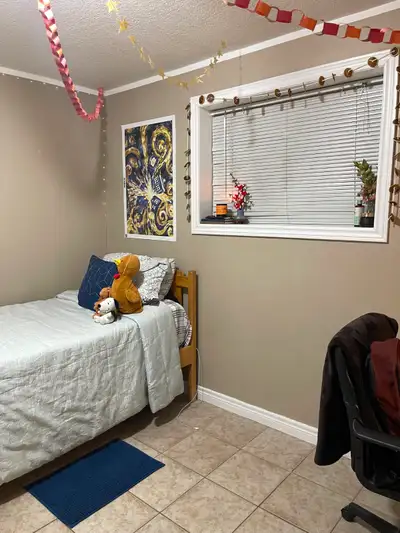 Private furnished bedroom for sublet — May to August 2025. Located at Hazel St & University Ave, ste...