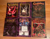 White Wolf RPG Books for Sale