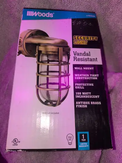 Woods Vandal Resistant Security Light, View more
