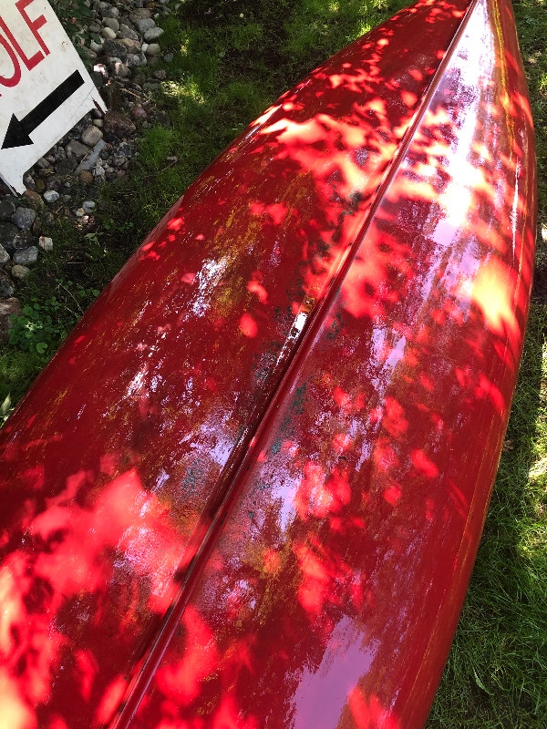Canoe 15 ft 9” red Canoes, Kayaks & Paddles Kingston Kijiji