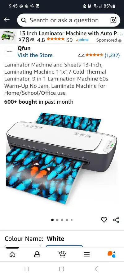 Qfun Laminator brand new, View more