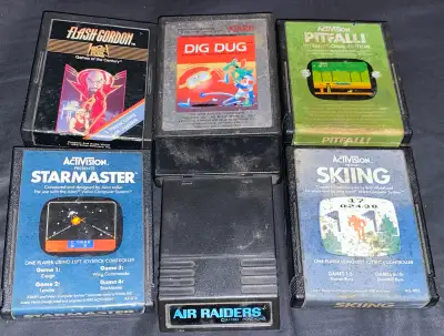 Vintage Atari 2600 Game Cartridges Flash Gordon Dig Dug +++, View more