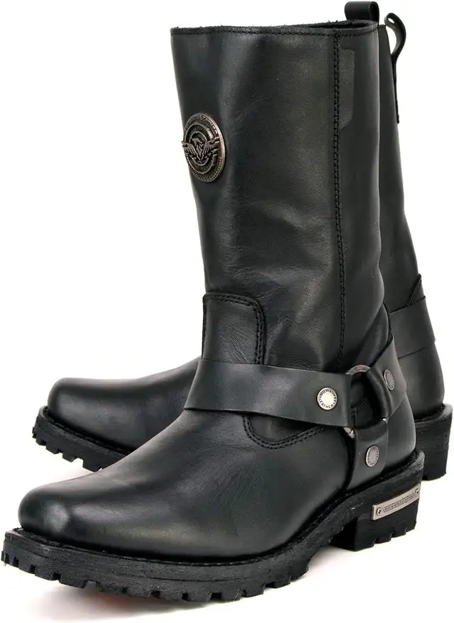 (NEW) Milwaukee Leather MBL9360 Women's Black Motorcycle Boots 5 in Women's - Shoes in City of Toronto - Image 9