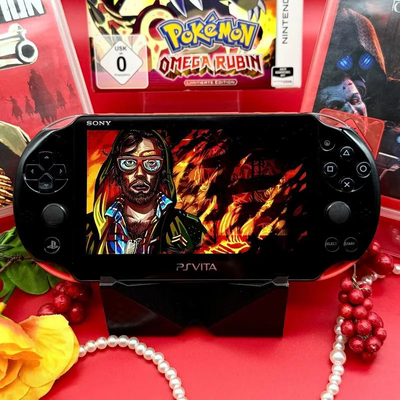 PlayStation Vita 2000 – Black with Red Trim • Ready to Play, View more