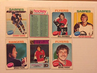 1975-76 OPC (O-Pee-Chee) "Key" hockey cards, qty. 16 cards, VG+