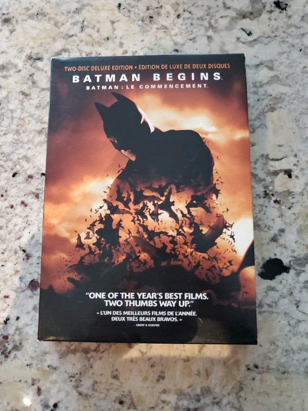 Batman Begins 2 DVD Deluxe Edition w/ 72 Page Comic Book in CDs, DVDs & Blu-ray in Mississauga / Peel Region