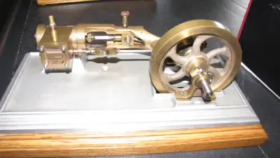 Cretors Popcorn steam engine reproduction, View more