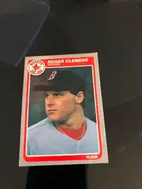 Roger Clemens Fleer rookie card