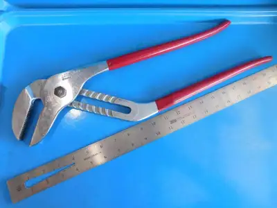 USED, BLUE POINT TOOLS " 20 IN. " ADJUSTABLE PLIERS, PART #HL120, View more