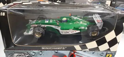 Diecast Jaguar Racing R4 M.Webber Minichamps 1/18 Formula 1 # 100 030014 Autos de collection miniatu...