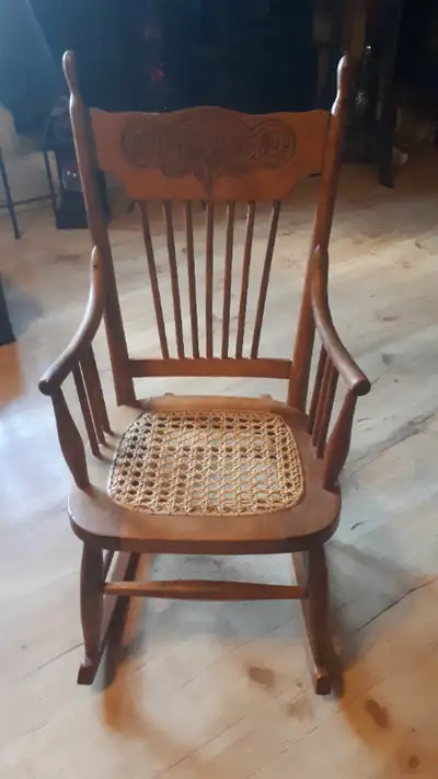 antique child rocker, View more