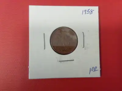 1958 Canada small penny, View more