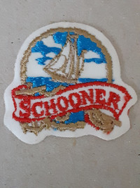 Schooner Canadian Beer Lager Vintage  Patch