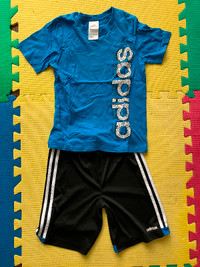 Adidas size 6 shirt and shorts