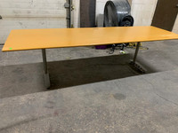 8-ft table / workbench with solid base (3 available)