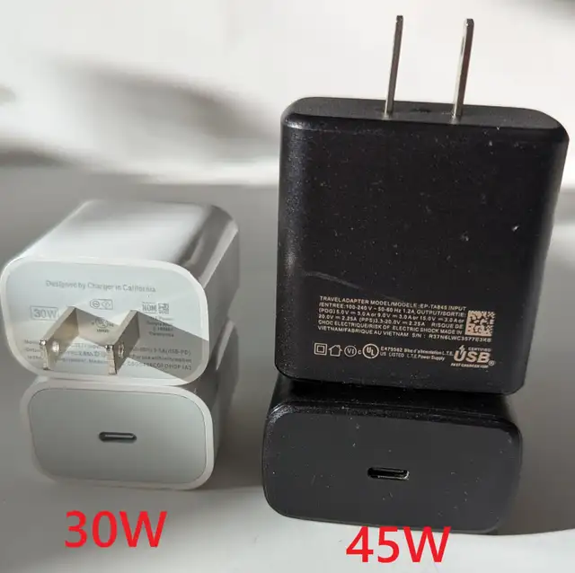 NEW 30W\45W USB-C Quick Charge Phone Charger Power Adapter PD64722635043202120