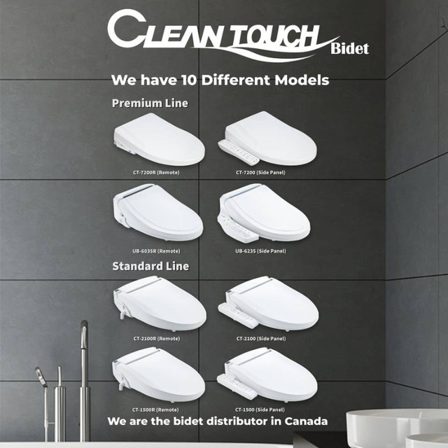CleanTouch Bidet seat - Huge discounts on 'unused' open-box unit in Bathwares in Burnaby/New Westminster