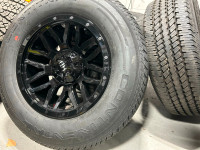 55. 4x 1995-2024 GMC and Chevy 1500 rims and all-season tires