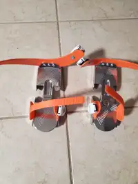 Patins ajustables double lames apprentissage/ double blade skate