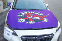Car hood cover, side mirror cover, car flags, Toronto Raptors