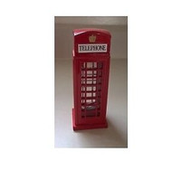 Diecast Red Telephone Booth & Post Office Pencil Sharpeners