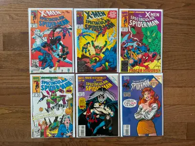 Six Spectacular Spider-Man Comic Books Together NM, View more