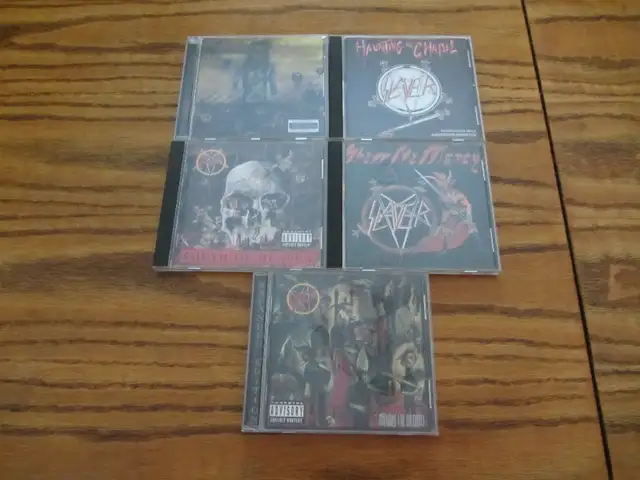 Slayer Lot Of 5 CDs Metal Blade