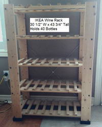 IKEA Wood Wine Rack