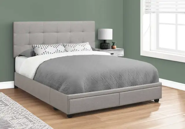⚡ MUST GO storage  BED FRAME FOR  SALE | Queen size drawer bed !