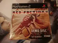 RED FACTION 2 DEMO DISC For PlayStation 2 (New)