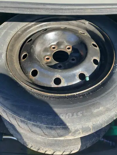 4 Winter Rims. Came off Toyota Camry but fits many other vehicles. 5x4.5 bolt pattern 15inch rim.